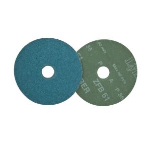 5" Blue Zirconia Fiber Grinding Discs, 36 Grit, 25pc