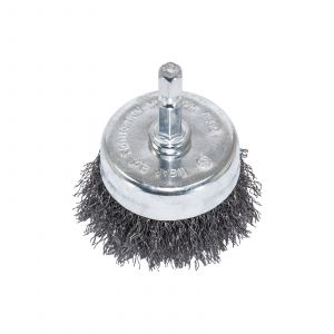 2" Wire Cup Brush, 1/4" Shank, Fine Wire