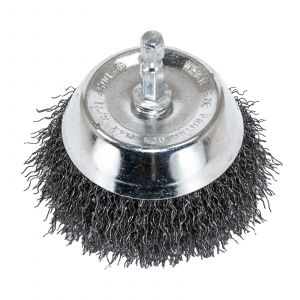3" Wire Cup Brush, 1/4" Shank, Coarse Wire