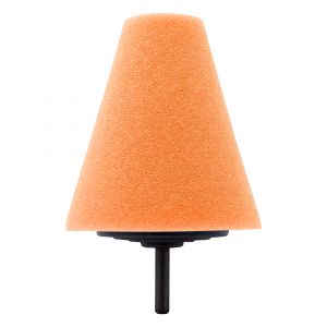 3-1/2" Medium Cut Polishing Cone, Orange