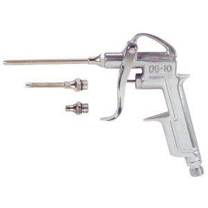 Pistol Type Blow Gun with 3 Stainless Steel Nozzles