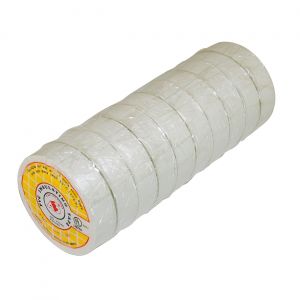 Electrical Tape, 10 Rolls, White