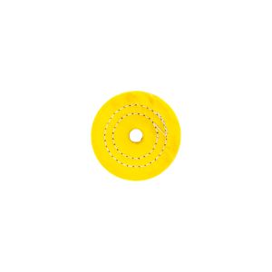 3" Yellow Buffing Wheel, 1/2" Arbor, 3/4" Thickness