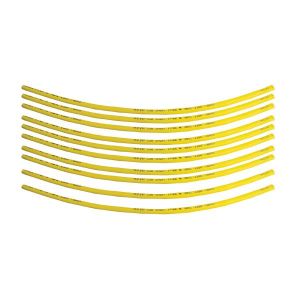 Heat Shrink Tubing, 10pc, 3/16", Yellow