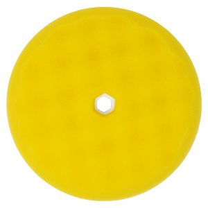 Double-Sided Waffle Pad, Medium Cut, Yellow