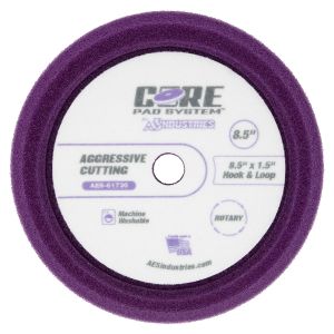 CORE 8.5" Foam Buffing Pad, Aggressive Cut, Purple