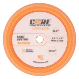 CORE 8.5" Foam Buffing Pad, Light Cut, Orange
