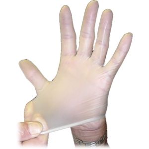 Vinyl Disposable Gloves, Large 100pc