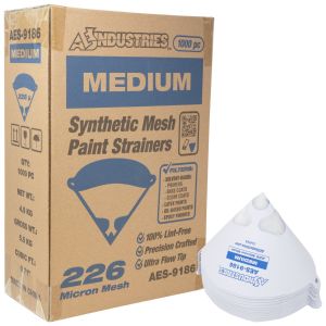 Synthetic Mesh Paint Strainers, 1000pc, Medium