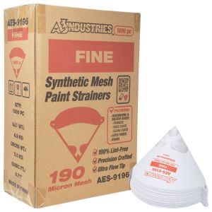 Synthetic Mesh Paint Strainers, 1000pc, Fine