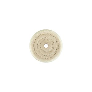 3" Cotton Buffing Wheel, 1/2" Arbor, 1/2" Thickness