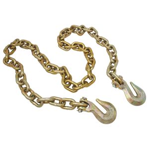 3/8" x 5' Alloy Chain with 2 Hooks