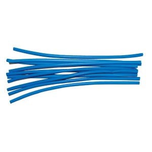 Heat Shrink Tubing, 10pc, 1/4", Blue