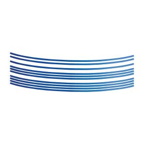 Heat Shrink Tubing, 10pc, 1/8", Blue