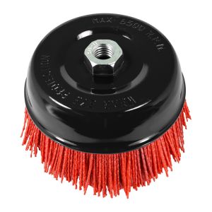 Nylon Filament Brush, 6" Cup