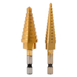 2pc HSS Titanium Coated Step Drill Set